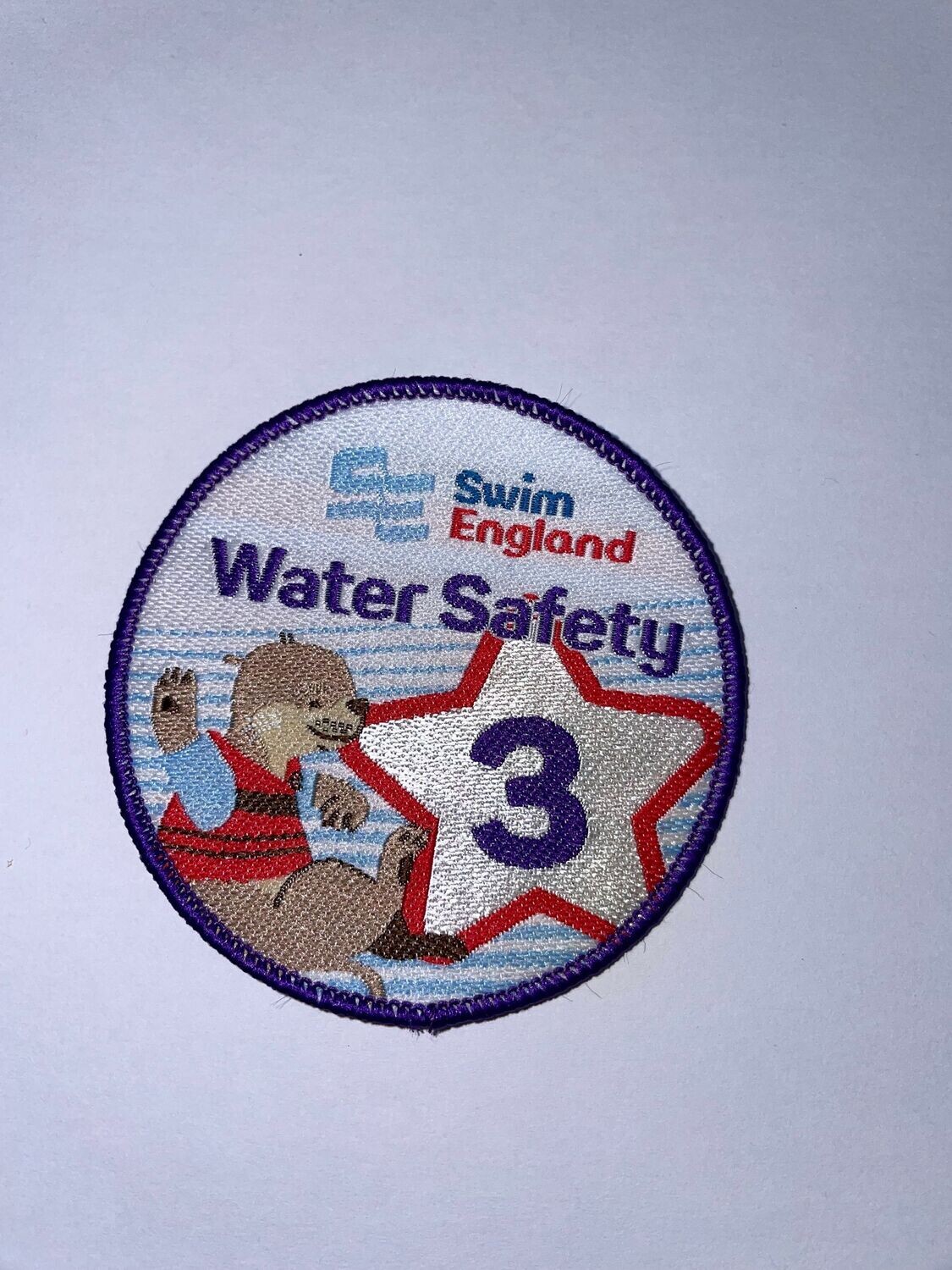 Water Safety 3 Badge and Certificate
