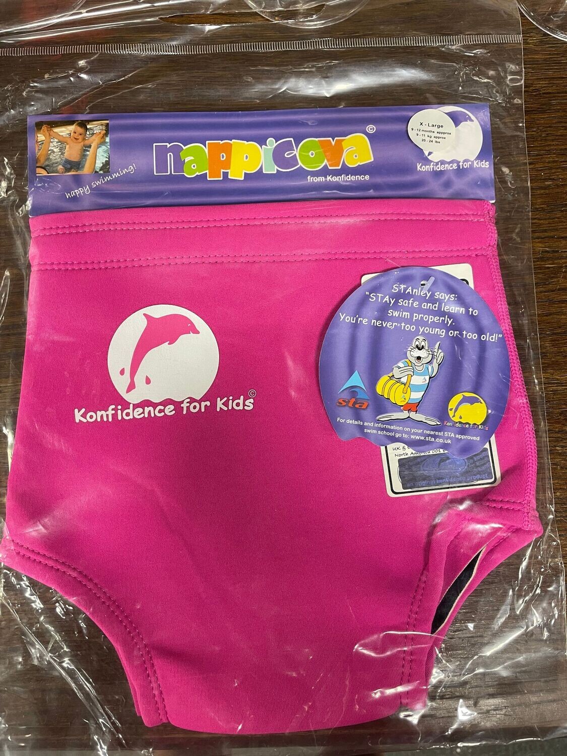 Konfidence Swim Nappicova Pink XX-Large (12-24months / 12-16kg)