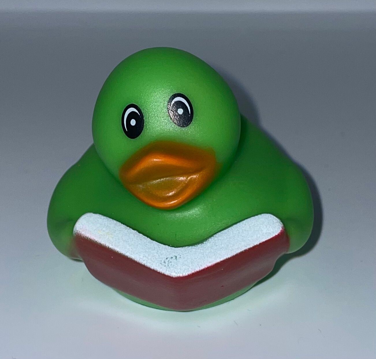 Green Reading Duck