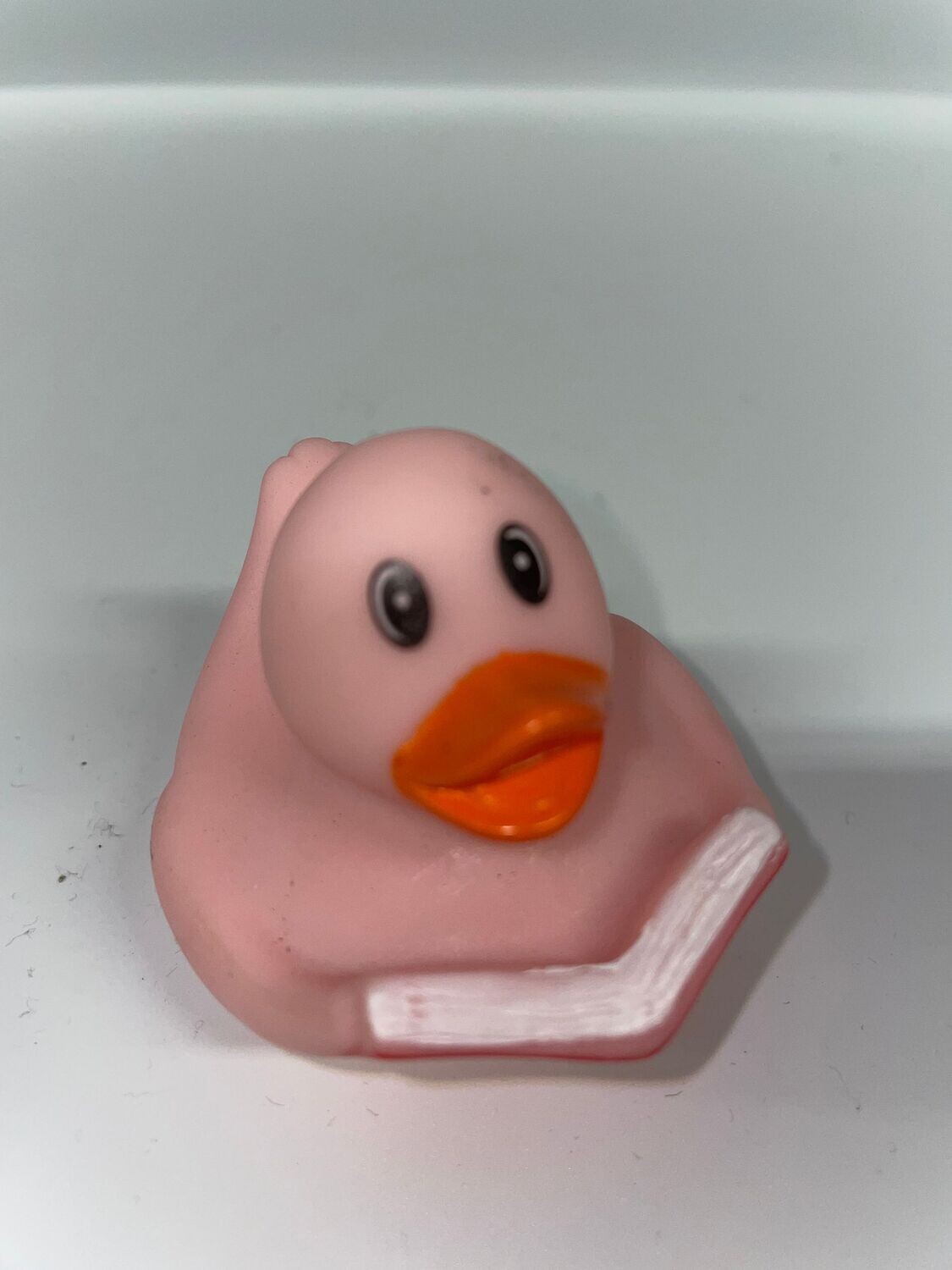 Pink Reading Duck