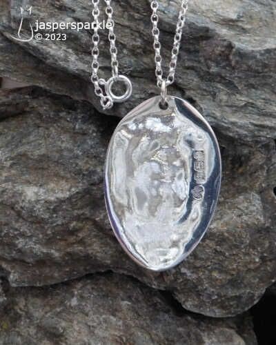 Silver Spoon Bowl Pendant Birmingham 1910