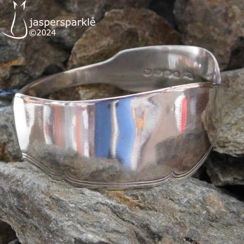 Silver Fish Knife Bangle London 1826