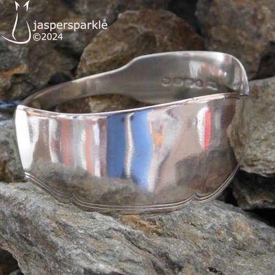 Silver Fish Knife Bangle London 1826