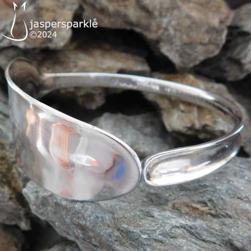 Silver Marrow Scoop Bangle Sheffield 1973