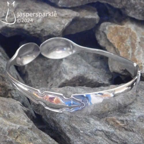 Ornate Sugar Tong Bangle Sheffield 1924