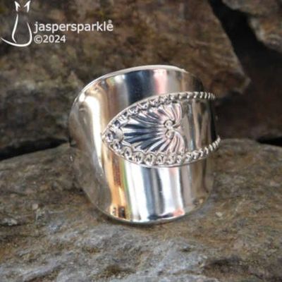 Antique Spoon Ring Birmingham 1916 Size Z or Z1