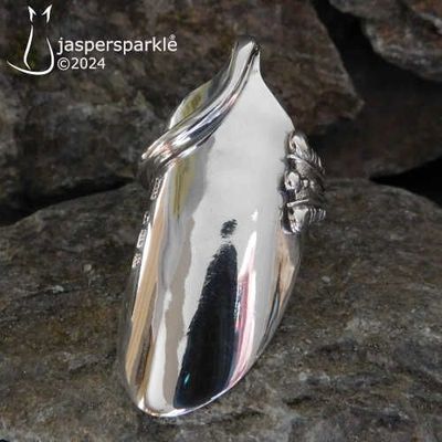 Talon Spoon Ring Sheffield 1894 Size R or S
