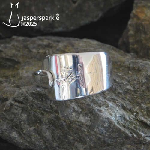 William IV Cockrel Spoon Ring Dublin 1832