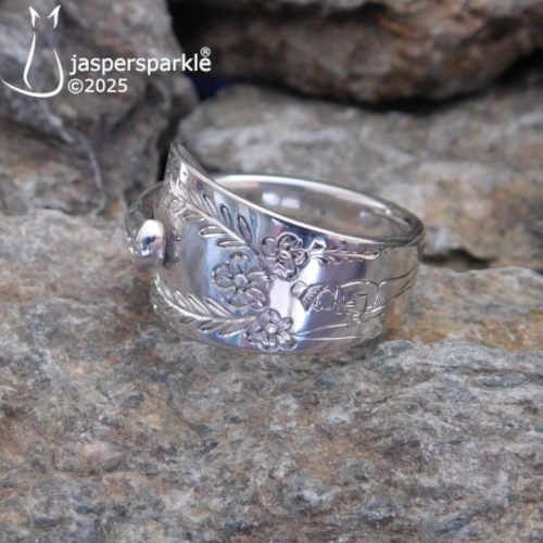 Brightcut Spoon Ring Glasgow 1890 Size L M N O P or Q