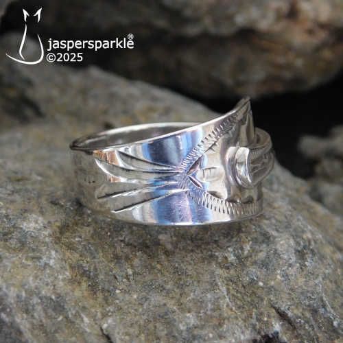 NEW! Brightcut Spoon Ring London c1790 Size O P Q or R