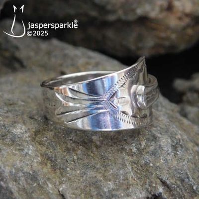 NEW! Brightcut Spoon Ring London c1790 Size O P Q or R