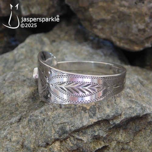 NEW! Georgian Spoon Ring Size London 1800 P Q R S T or U