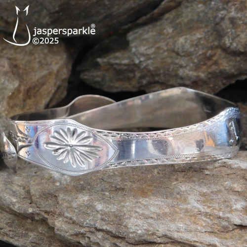 NEW! Georgian Silver Ice Tong Bangle London c1790