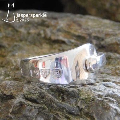 NEW! Inverted Spoon Ring Chester 1926 Size F or G