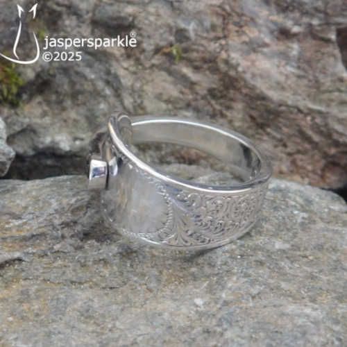 NEW! Antique Spoon Ring Sheffield 1911 Size N O P Q R or S