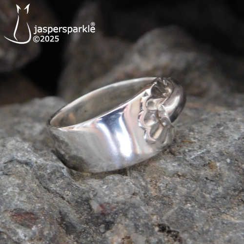 NEW! Scallop Shell Spoon Ring London 1930 Size K L M or N