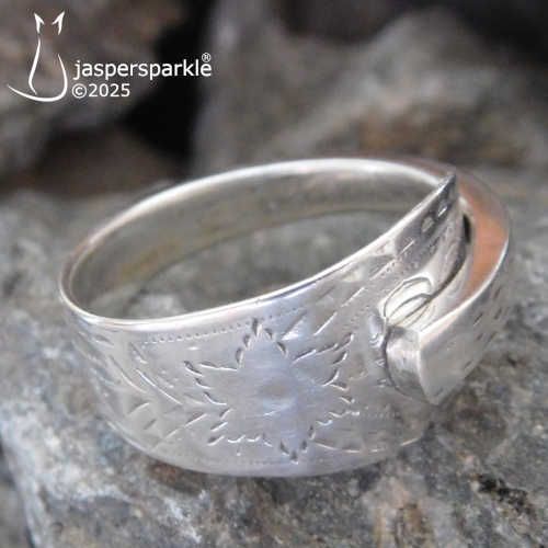 NEW! Georgian Spoon Ring London 1794 Size U V W X Y or Z