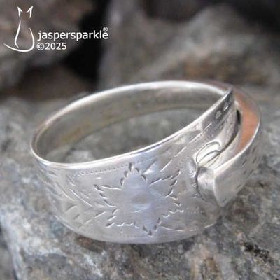 NEW! Georgian Spoon Ring London 1794 Size U V W X Y or Z