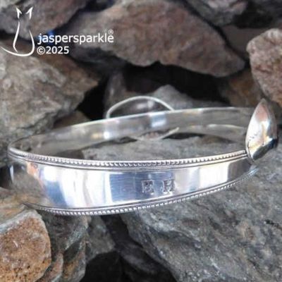 NEW! Georgian Silver Ice Tong Bangle London 1794