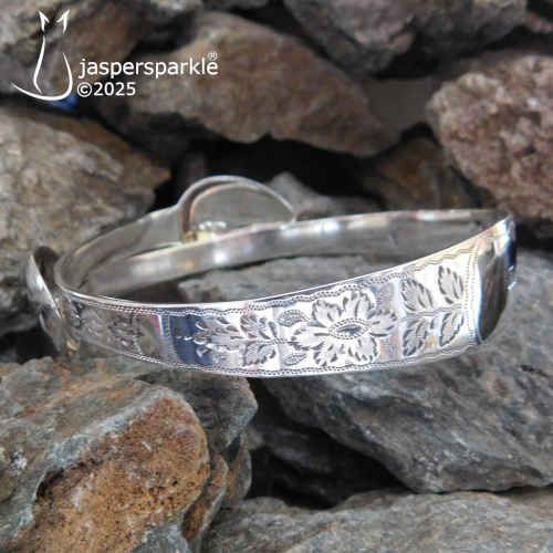 NEW! Georgian Silver IceTong Bangle London 1823