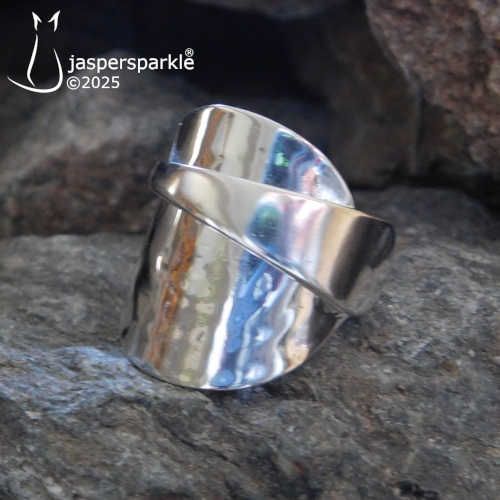 NEW! Coffee Spoon Ring Birmingham 1931 Size O P Q R or S