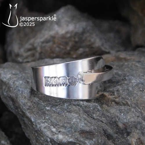 NEW! Inverted Spoon Ring Glasgow 1961 Size P Q R or S