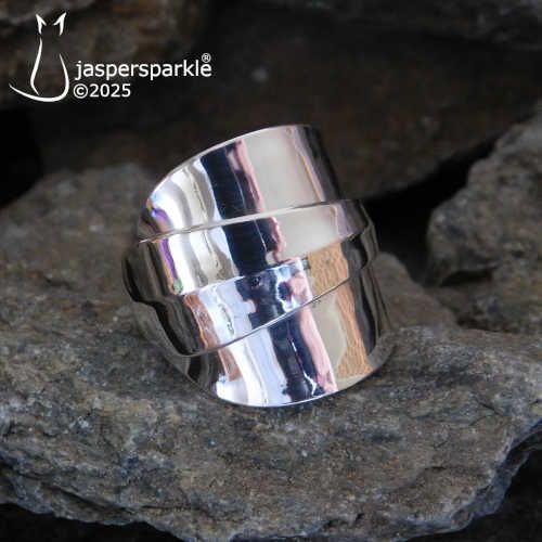 NEW! Vintage Spoon Ring Sheffield 1938 Size P Q R S or T