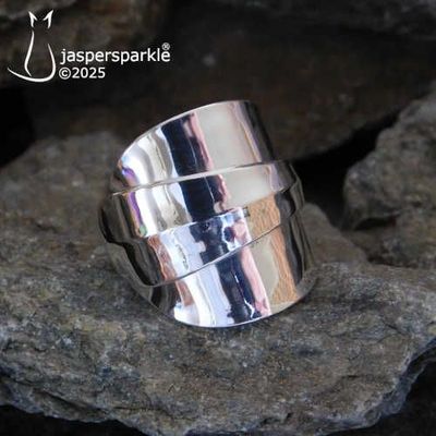 NEW! Vintage Spoon Ring Sheffield 1938 Size P Q R S or T