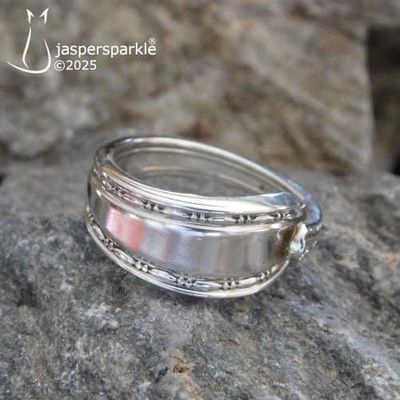 NEW! Vintage Spoon Ring Birmingham 1932 Size i J K or L NEW! Vintage Spoon Ring Birmingham 1932 Size i J K or L