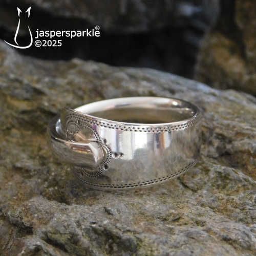 NEW! Vintage Spoon Ring Sheffield 1921 Size L M N or O
