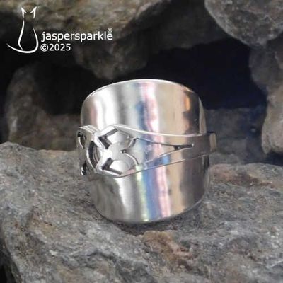 NEW! Coffee Spoon Ring Sheffield 1963 Size L M N O or P NEW! Coffee Spoon Ring Sheffield 1963 Size L M N O or P