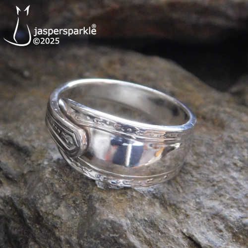 NEW! Vintage Spoon Ring Birmingham 1931 Size N O P Q or R