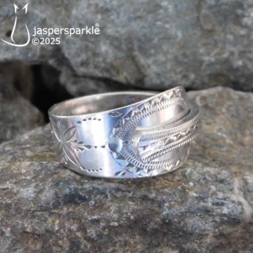 NEW! Georgian Brightcut Spoon Rings London 1800 Size N O P Q R or S