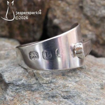NEW! Georgian Spoon Ring London 1806 Size N O P or Q NEW! Georgian Spoon Ring London 1806 Size N O P or Q