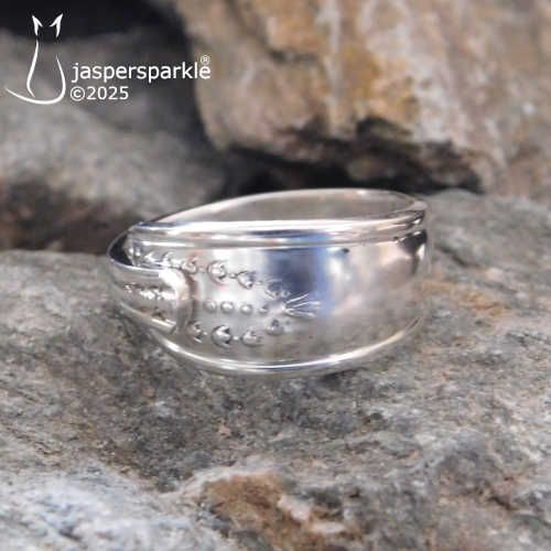 Bluebell Spoon Ring Sheffield 1932 Size P Q or R