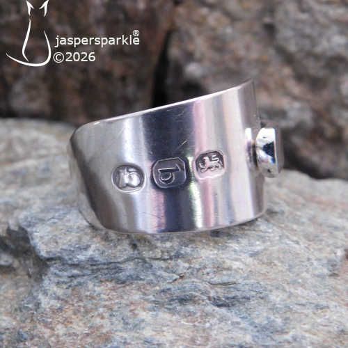 NEW! Inverted Spoon Ring London 1777 Size N O P Q or R NEW! Inverted Spoon Ring London 1777 Size N O P Q or R