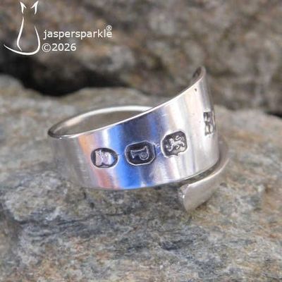 NEW! Inverted Georgian Spoon Ring London 1810 Size O P Q R or S NEW! Inverted Georgian Spoon Ring London 1810 Size O P Q R or S