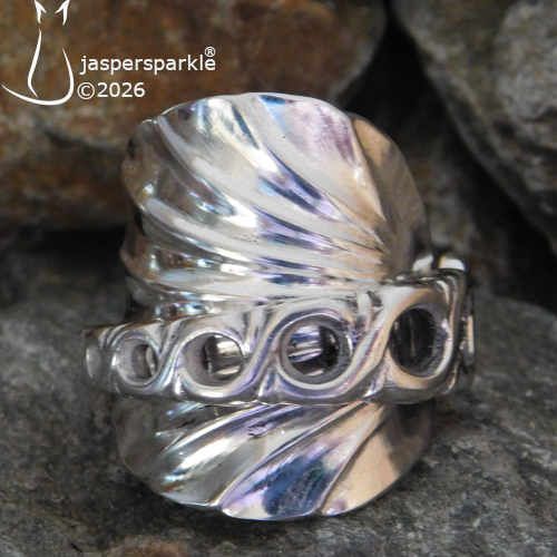 NEW! Shellback Spoon Ring Sheffield 1897 Size V W X Y or Z