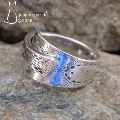 NEW! Georgian Spoon Ring London 1790 Size N O P or Q NEW! Georgian Spoon Ring London 1790 Size N O P or Q