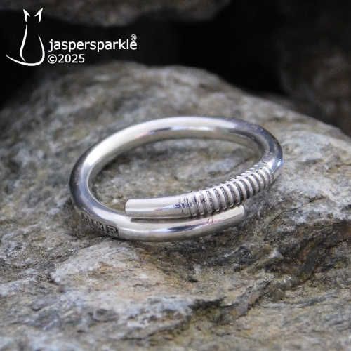 Spoon Ring Birmingham 1930 Size i J K L or M
