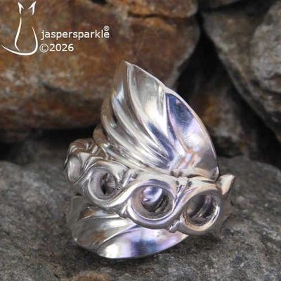 NEW! Shellback Silver Spoon Ring Sheffield 1897 Size R S T U or V NEW! Shellback Silver Spoon Ring Sheffield 1897 Size R S T U or V