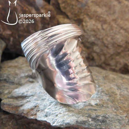 NEW! Shellback Spoon Ring London 1898 Size P Q R or S