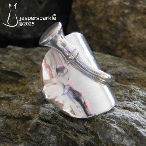 Coffee Spoon Ring Birmingham 1927 Size L M or N Coffee Spoon Ring Birmingham 1927 Size L M or N