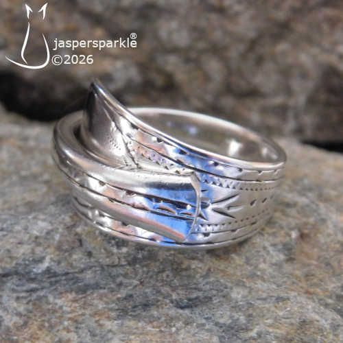 NEW! Georgian Spoon Ring London 1802 Size Q R S or T NEW! Georgian Spoon Ring London 1802 Size Q R S or T