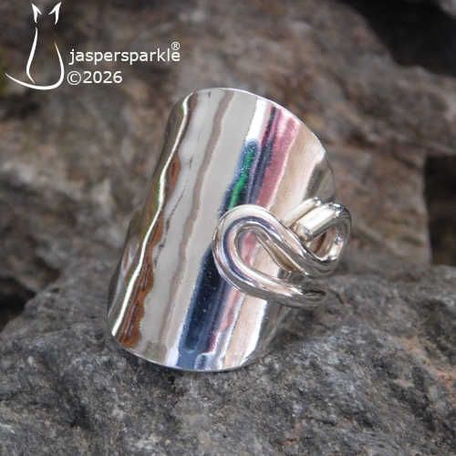 NEW! Antique Spoon Ring Birmingham 1920 Size F or G