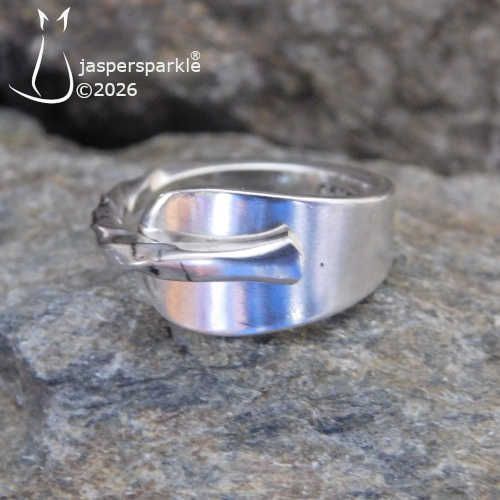 NEW! Antique Spoon Ring Chester 1900 Size i J K or L NEW! Antique Spoon Ring Chester 1900 Size i J K or L
