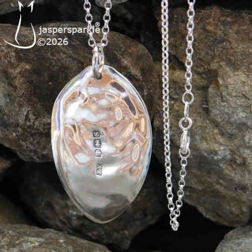 NEW! Silver Spoon Pendant Sheffield 1935