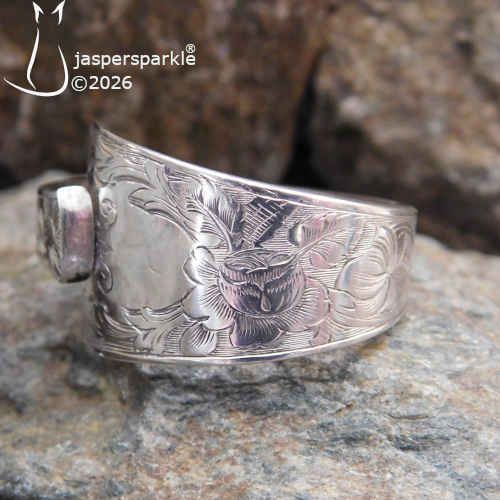 NEW! Victorian Spoon Ring Glasgow 1862 Size W X or Y NEW! Victorian Spoon Ring Glasgow 1862 Size W X or Y