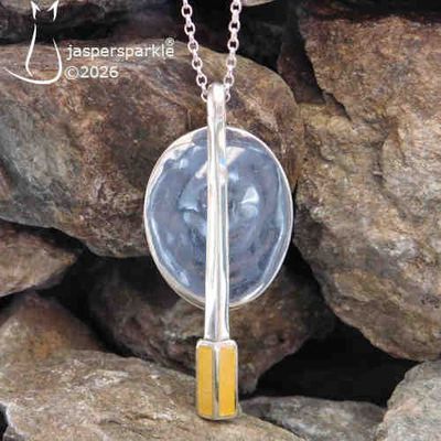NEW! Yellow Enamel Silver Spoon Pendant Birmingham 1937 NEW! Yellow Enamel Silver Spoon Pendant Birmingham 1937