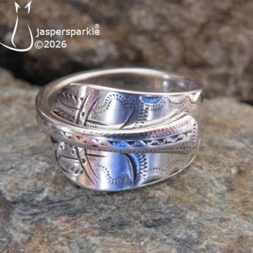 NEW! Georgian Spoon Ring London 1801 Size O P Q R or S NEW! Georgian Spoon Ring London 1801 Size O P Q R or S
